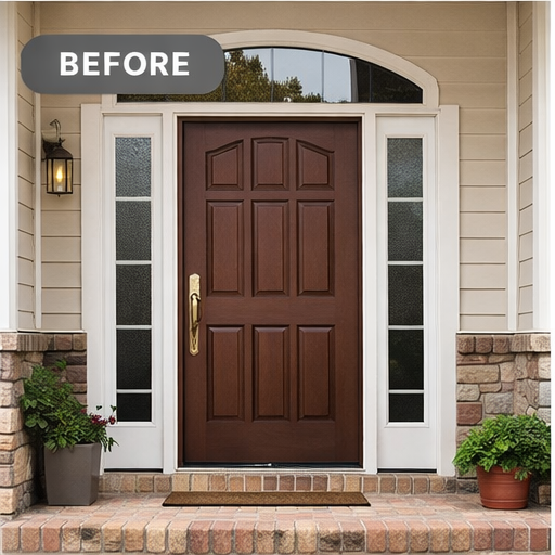 before old front door